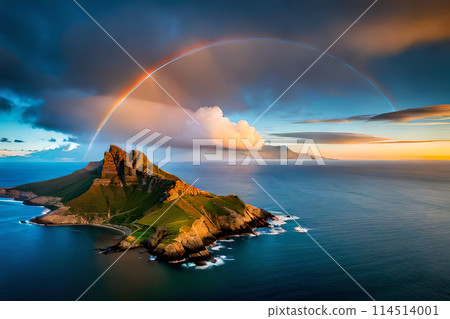 Fantastic sunset on the Sea coast with beautiful colors and great light. Fantastic sunset on the Sea coast with beautiful colors and great light. 114514001