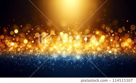 Abstract bokeh lights vibrant colors dark background. Creative concept festive celebration themes Abstract bokeh lights vibrant colors dark background. Creative concept festive celebration themes 114515307