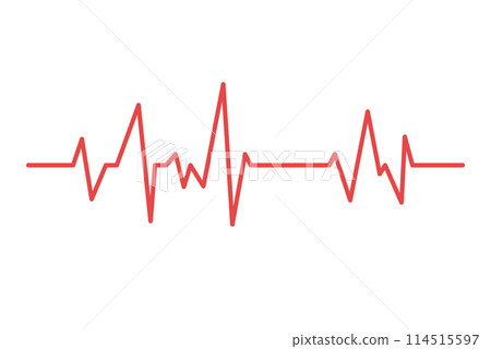 Heart line. cardiogram health medical heartbeat pulse 114515597