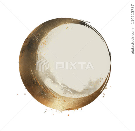 White Plate With Brown Speckles 114515787