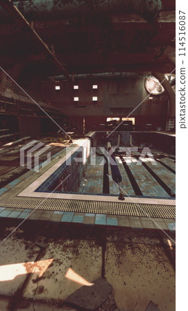 Vacant Pool in Neglected Building 114516087