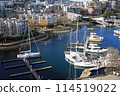 False Creek and Granville Island. Vancouver, British Columbia, Canada 114519022