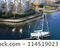 False Creek and Granville Island. Vancouver, British Columbia, Canada 114519023