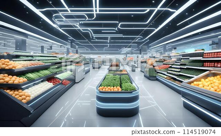 Modern hypermarket 114519074