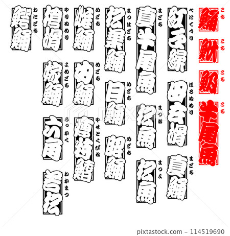 Label sticker Japanese 2 Label sticker Japanese 2 114519690