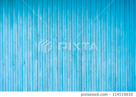 blue rustic woody background of wooden boards 114519838