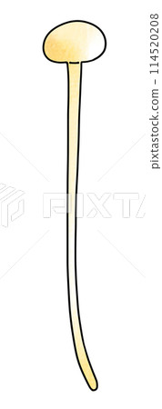 Loose and simple Enoki mushroom analog style 114520208