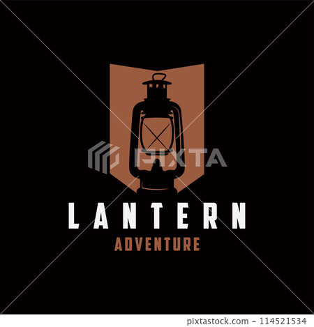 Lantern Logo Design Street Lamp Old Classic Vintage Minimalist Illustration Template Lantern Logo Design Street Lamp Old Classic Vintage Minimalist Illustration Template 114521534