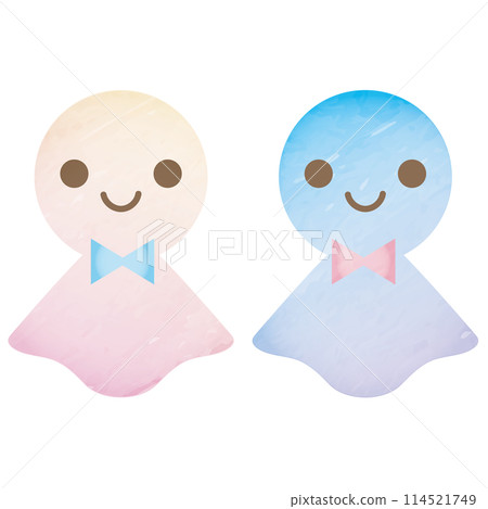 Watercolor style Teru Teru Bouzu 114521749