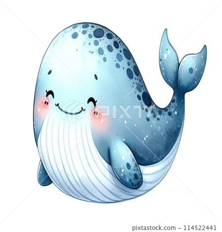 fish whale cute 114522441