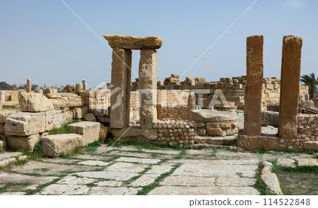 Ruins of ancient Sufetula town, modern Sbeitla, Tunisia 114522848