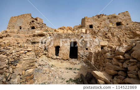 Guermassa, ruined Berber village in Tataouine Guermassa, ruined Berber village in Tataouine 114522869