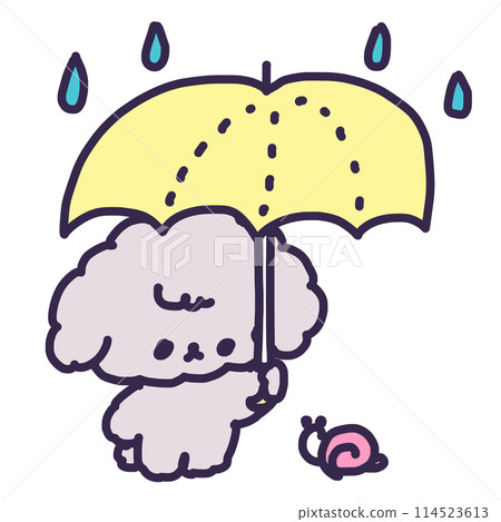 Toy Poodle Umbrella - Puppy