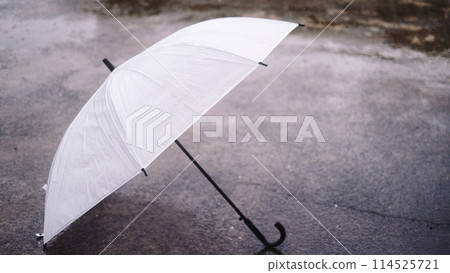 乙烯基雨傘被雨打壞了 114525721