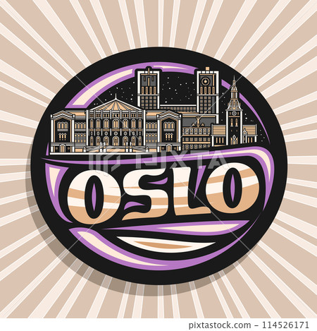 Vector logo for Oslo Vector logo for Oslo 114526171