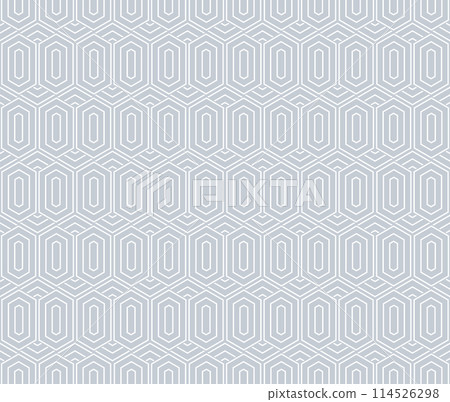 Abstract geometric pattern. A seamless vector background. White and gray ornament. Graphic modern pattern. Simple lattice graphic design 114526298