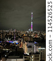 Sky tree and night view 114526525