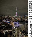 Skytree and cityscape at night 114526526