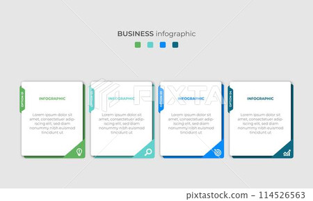 Steps Timeline Infographics Images Template Design 114526563