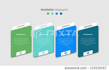 Steps Timeline Infographics Images Template Design 114526567