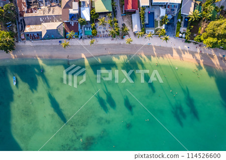 Aerial view of Ao Yon Yai beach in Phuket, Thailand Aerial view of Ao Yon Yai beach in Phuket, Thailand 114526600