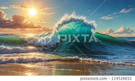 海浪和太陽海嘯 114526652