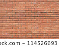 Detail of a brown brick wall texture and background with copy space 114526693