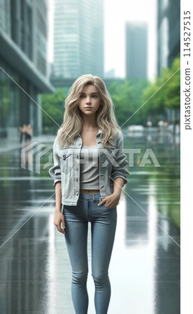 Girl after the rain Girl after the rain 114527515