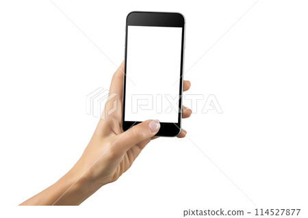 Female hands holding modern mobile phone Female hands holding modern mobile phone 114527877