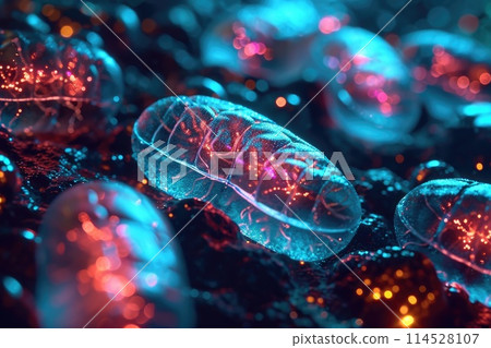 Cellular wonder : mitochondria, the dynamic organelles shaping energy production and vital cell functions within the microscopic landscape of life. 114528107
