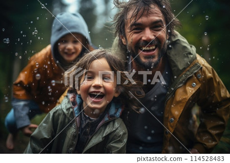 Celebrating families: an ode to love and connection on fathers day, mothers day, and parents day, capturing moments of joy, unity, and gratitude in the tapestry of family life. 114528483