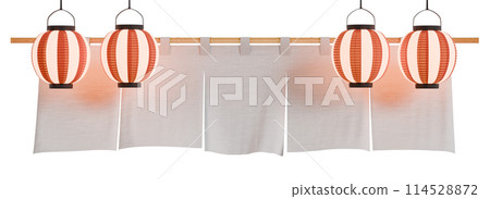 Lantern and curtain background photo 16:9 for compositing 3D rendering Lantern and curtain background photo 16:9 for compositing 3D rendering 114528872