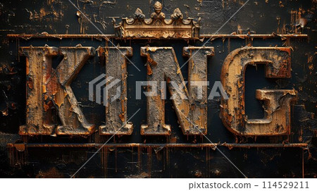 Royal elegance: captivating logo text king design, symbolizing majesty, authority, and regal sophistication, perfect for branding and marketing ventures Royal elegance: captivating logo text king design, symbolizing majesty, authority, and regal sophistication, perfect for branding and marketing ventures 114529211