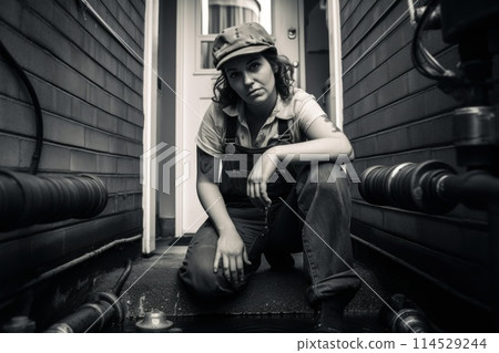 Celebrating labor day: powerful black and white image capturing the versatility of woman at work, showcasing their strength, dedication, and contributions across diverse professions and industries Celebrating labor day: powerful black and white image capturing the versatility of woman at work, showcasing their strength, dedication, and contributions across diverse professions and industries 114529244