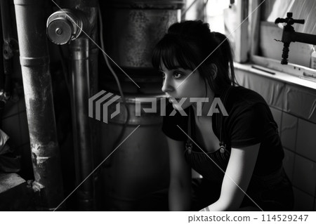 Celebrating labor day: powerful black and white image capturing the versatility of woman at work, showcasing their strength, dedication, and contributions across diverse professions and industries Celebrating labor day: powerful black and white image capturing the versatility of woman at work, showcasing their strength, dedication, and contributions across diverse professions and industries 114529247