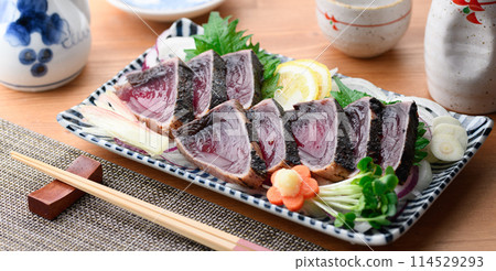 Seared bonito Seared bonito 114529293