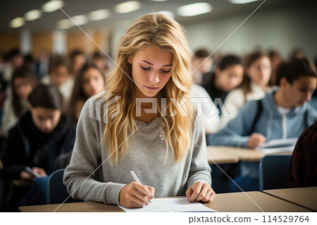 A vibrant scene unfolds on International Day of Education, showcasing diverse students engaged in learning, symbolizing global knowledge-sharing and educational empowerment for a brighter future A vibrant scene unfolds on International Day of Education, showcasing diverse students engaged in learning, symbolizing global knowledge-sharing and educational empowerment for a brighter future 114529764