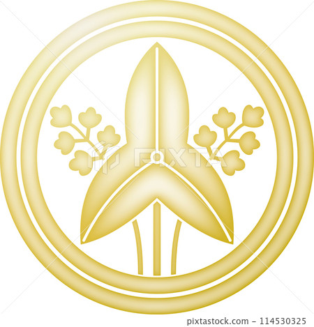 家族徽章：雙環立流【金】 114530325