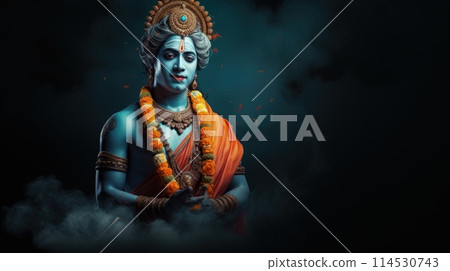 Ram Navami: celebrating the divine birth of lord rama, a joyous occasion of spiritual reverence, cultural traditions, and communal festivities, honoring the auspicious ninth day in the hindu calendar. 114530743