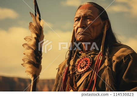 Native american, American Indians, First Americans or Indigenous Americans, Indigenous peoples of the United States. culture authenticity, ethnic attire, tradition. Native american, American Indians, First Americans or Indigenous Americans, Indigenous peoples of the United States. culture authenticity, ethnic attire, tradition. 114530823