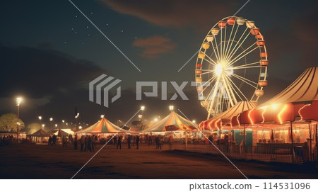 Happy cali fair Colombia. Lively celebration at la feria de cali: a kaleidoscope of colombian culture, salsa rhythms, and vibrant traditions in a festive and joyous atmosphere. 114531096