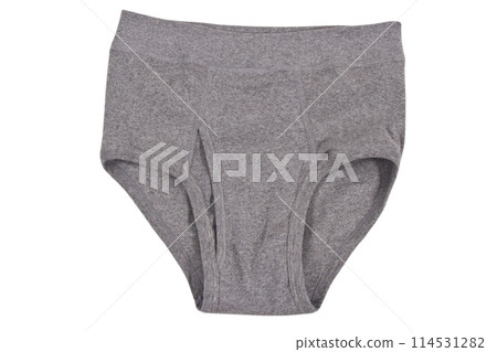 gray men underwear on white background or isolated 114531282