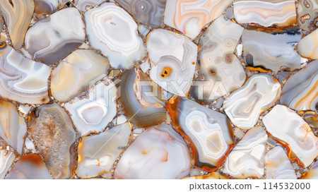 Agate Grey unique precious stone texture for luxury interior design. 114532000