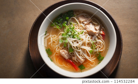 Traditional Chinese soup. Asian cuisine. Japanese food. Traditional Chinese soup. Asian cuisine. Japanese food. 114532284