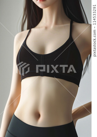 亞洲女子腰部特寫 亞洲女子腰部特寫 114533291