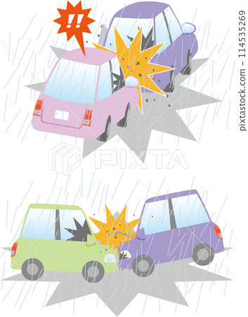 交通安全<事故/雨天追撞、迎頭碰撞> 114535269