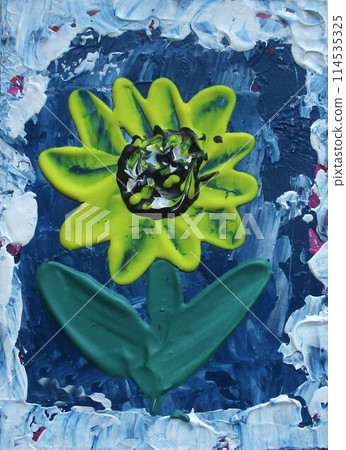 3d sunflower art digital  114535325