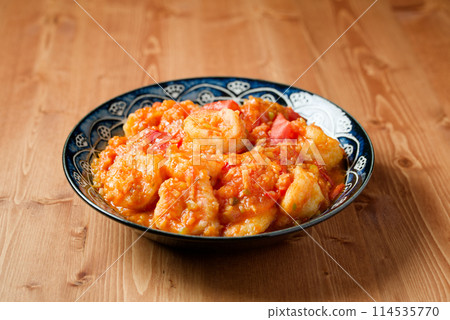 新鮮番茄蝦辣椒 新鮮番茄蝦辣椒 114535770