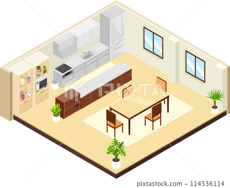 等距餐廳廚房 114536114