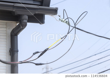 Electricity service residential service line 114536604